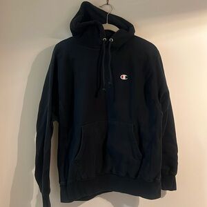 Champion washed black hoodie
